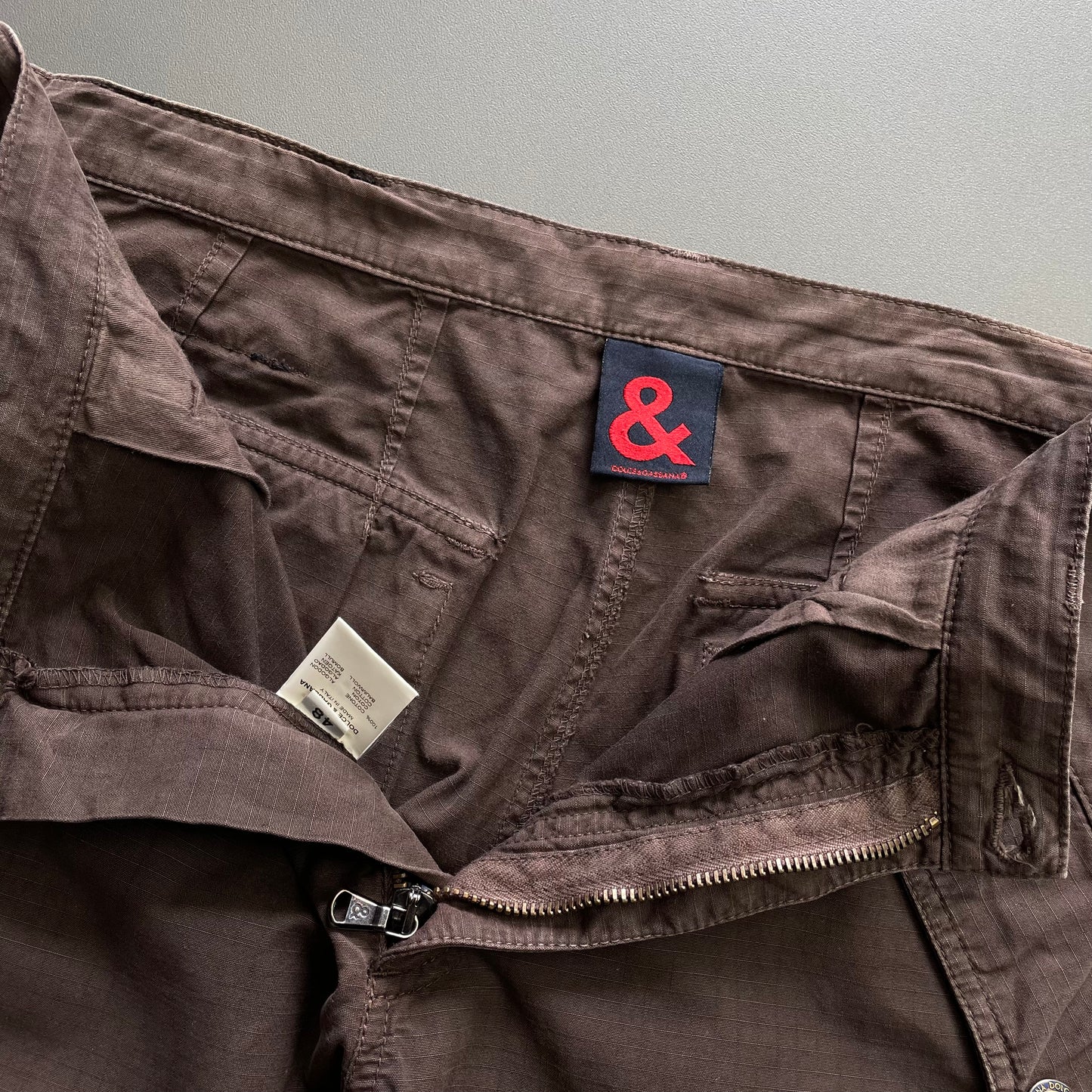 Dolce&Gabbana Brown 00s Cargo Trousers