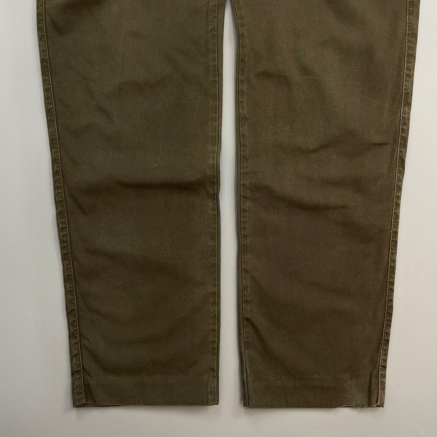 Stone Island Brown SS00 Cotton Canvas Slim Trousers