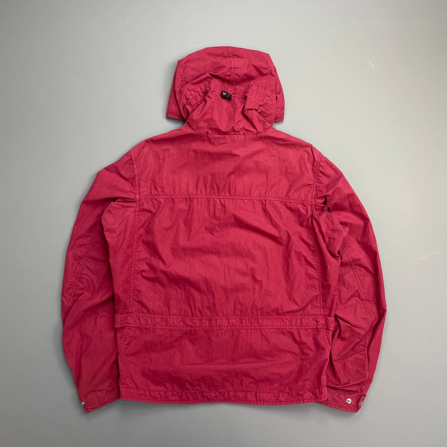 C.P. Company Red SS05 Coated Cotton Hooded Windbreaker Jacket