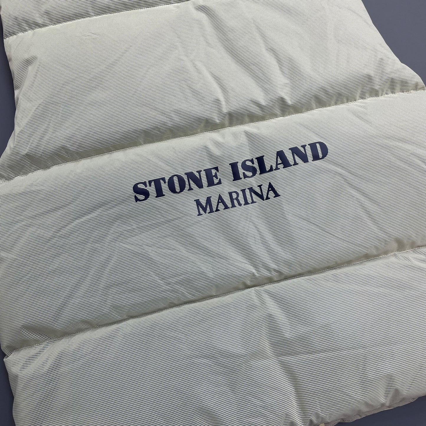 Stone Island Mint Green & White AW24 Ripstop Cover Down S.I. Marina Gilet
