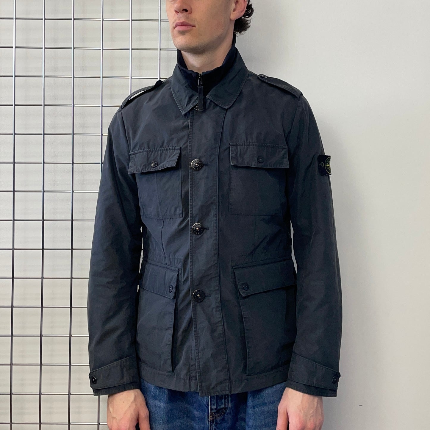 Stone Island Navy SS11 Micro Reps Field Jacket