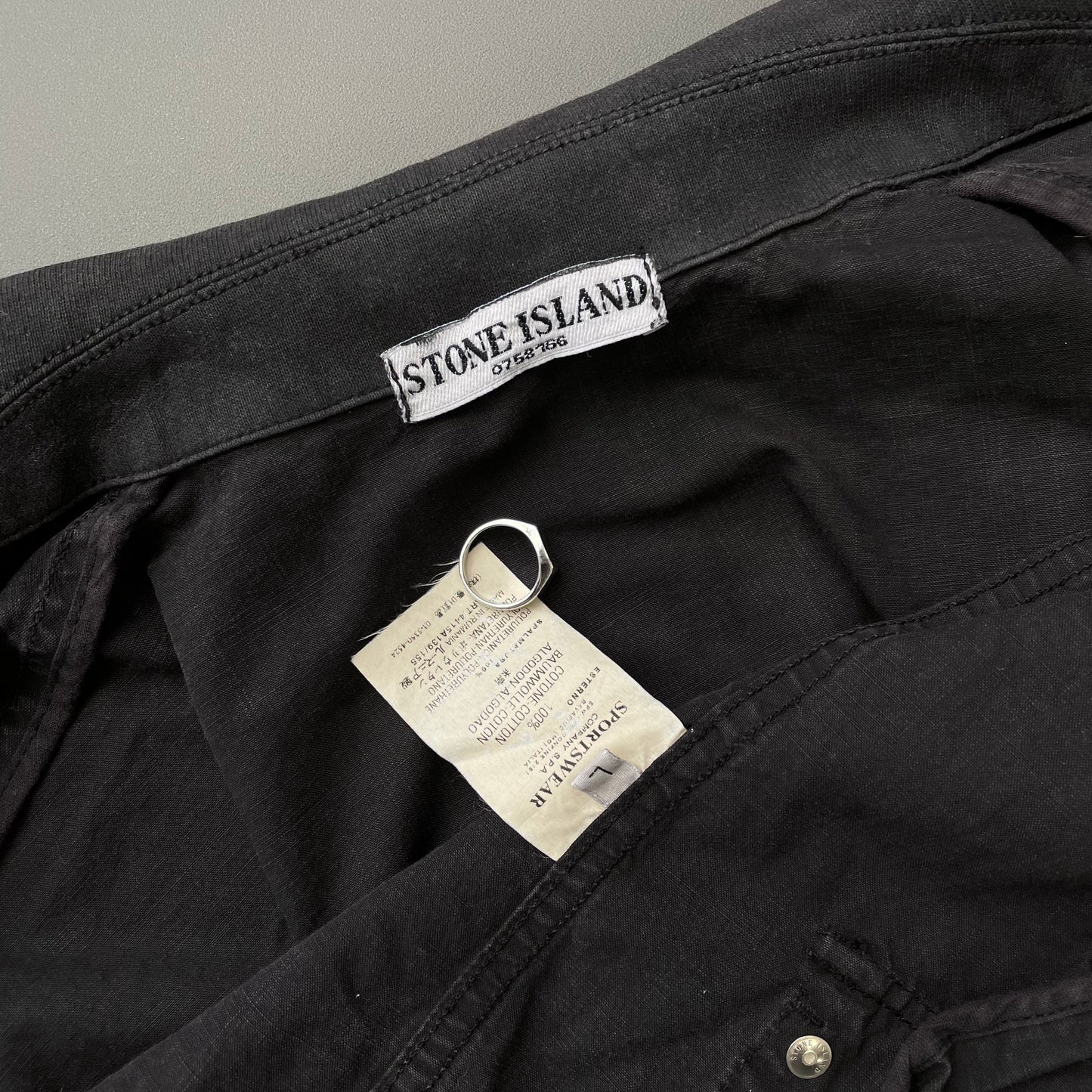 Stone Island Black SS06 Multi-Pocket Field Jacket