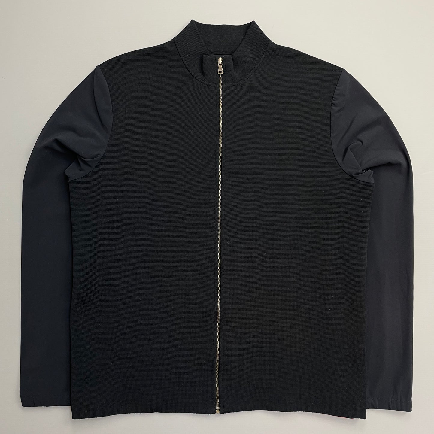 Prada Sport Navy SS00 Lightweight Zip-Through Nylon Panelled Jacket