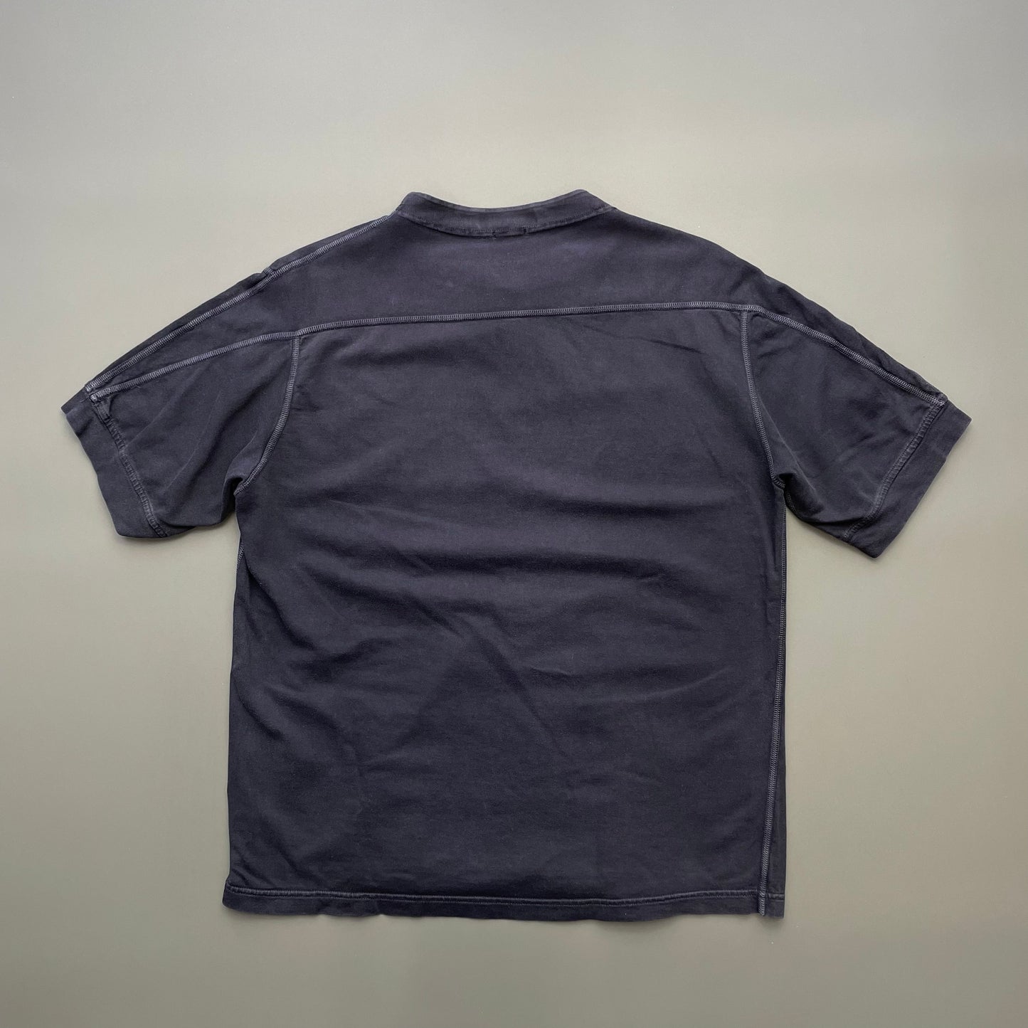 Stone Island Navy SS00 Shoulder Panel Emblem Tee