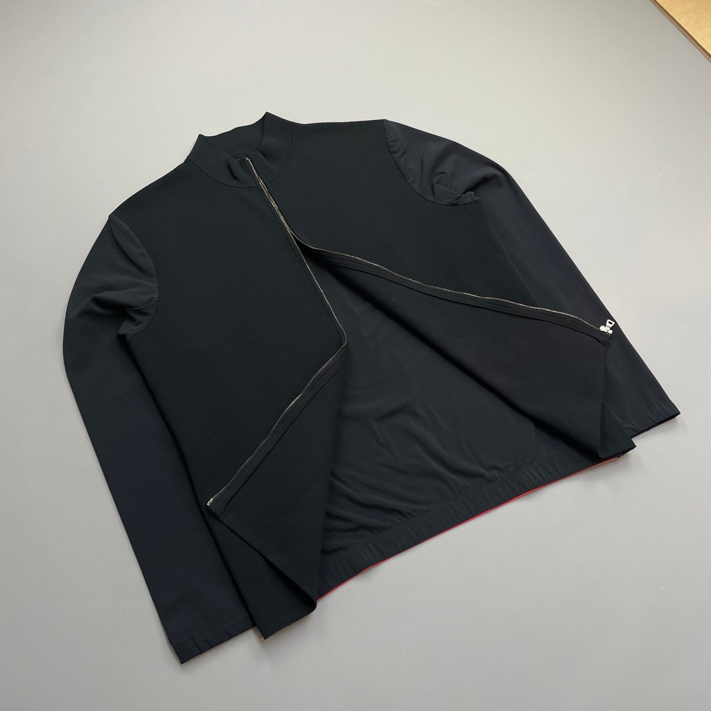 Prada Sport Navy SS00 Lightweight Zip-Through Nylon Panelled Jacket