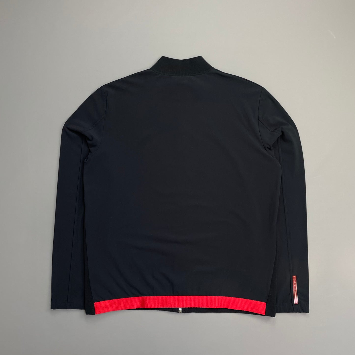 Prada Sport Navy SS00 Lightweight Zip-Through Nylon Panelled Jacket