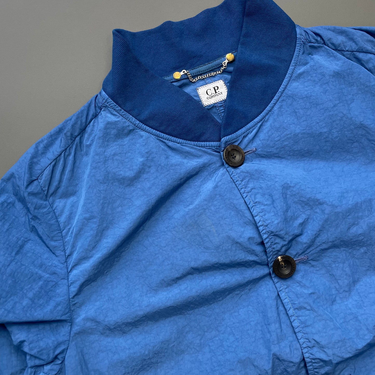 C.P. Company Blue SS10 Lightweight Nylon Bomber Jacket
