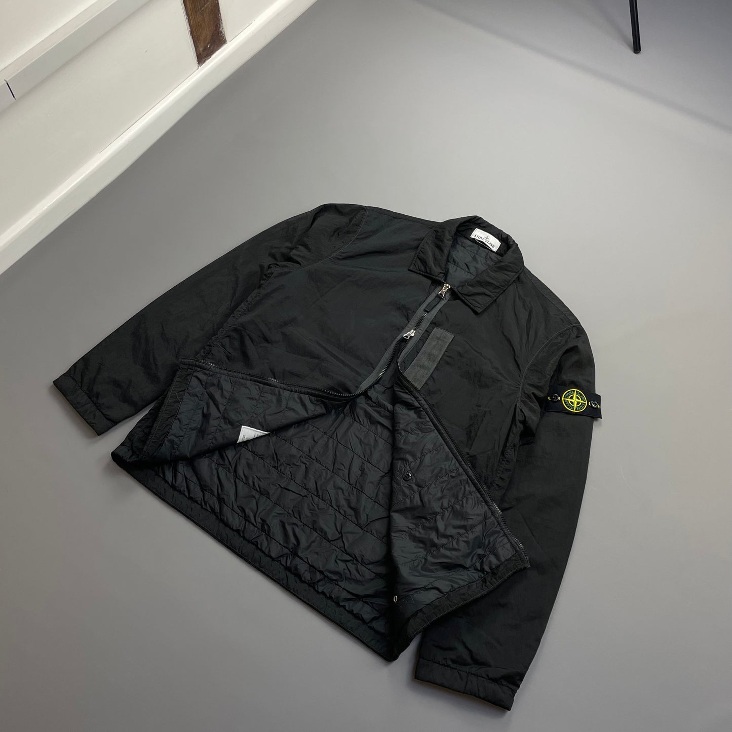 Stone Island Black AW22 Nylon Metal Econyl Primaloft TC Overshirt Jacket - BNWT