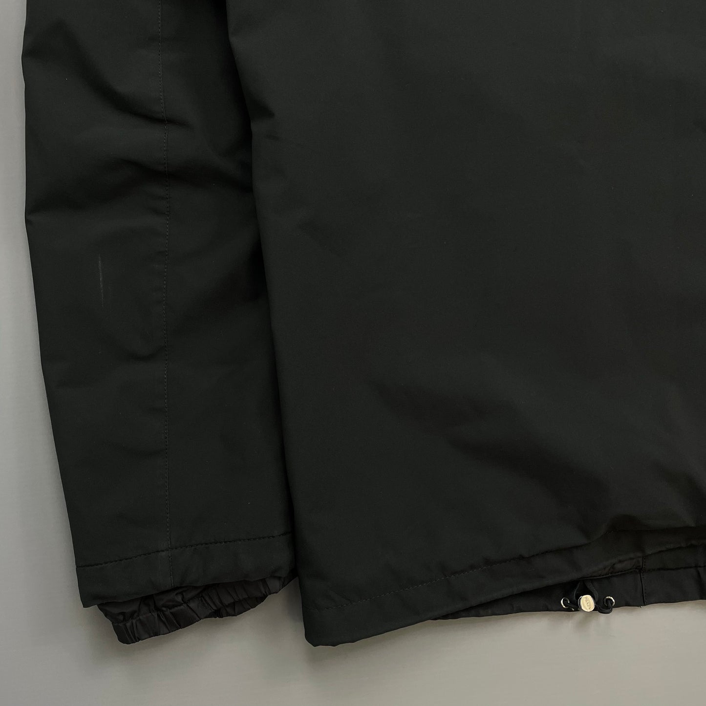 Prada Sport Black 2006 Lined Hooded Nylon Windbreaker Jacket