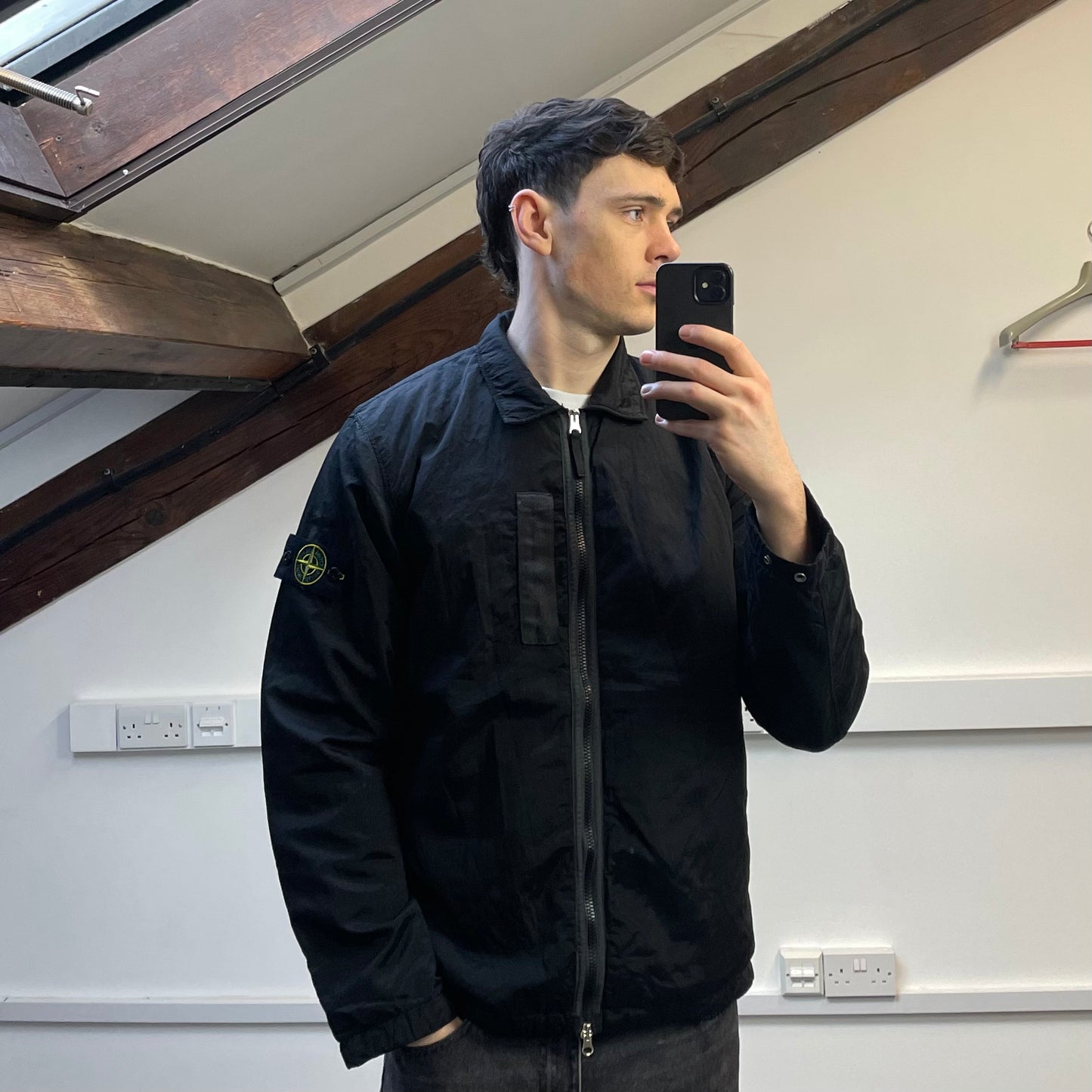 Stone Island Black AW22 Nylon Metal Econyl Primaloft TC Overshirt Jacket - BNWT