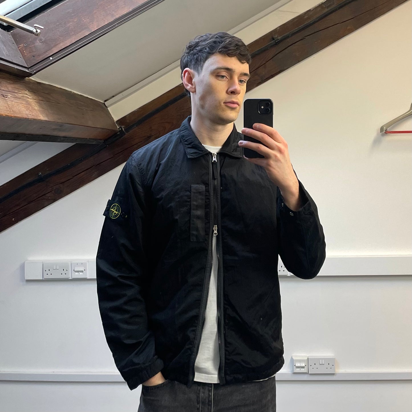 Stone Island Black AW22 Nylon Metal Econyl Primaloft TC Overshirt Jacket - BNWT