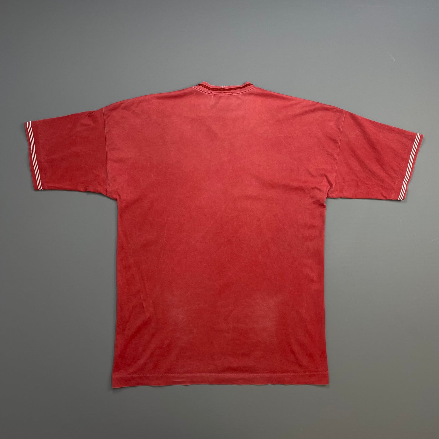 Stone Island Marina Red 80s Cotton Spellout Tee