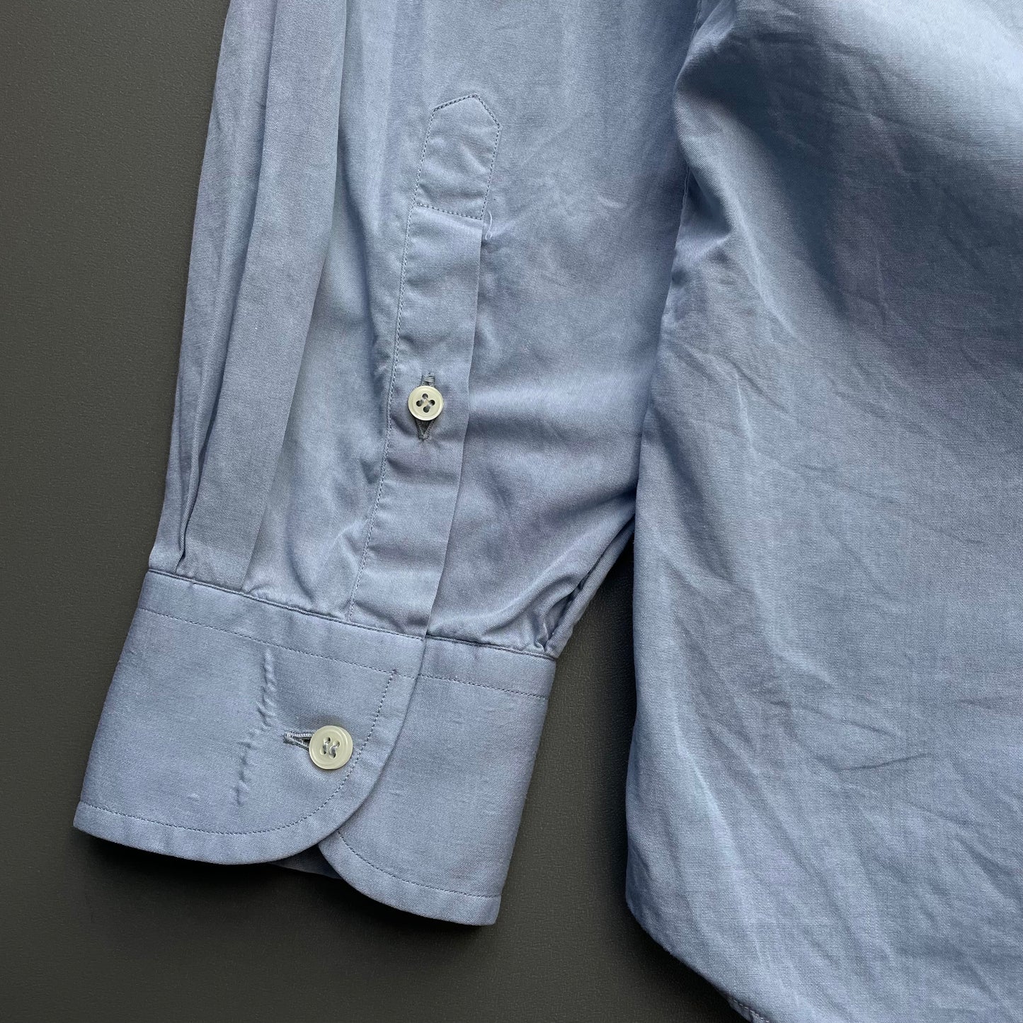 Armani Le Collezioni Blue 90s Dress Shirt