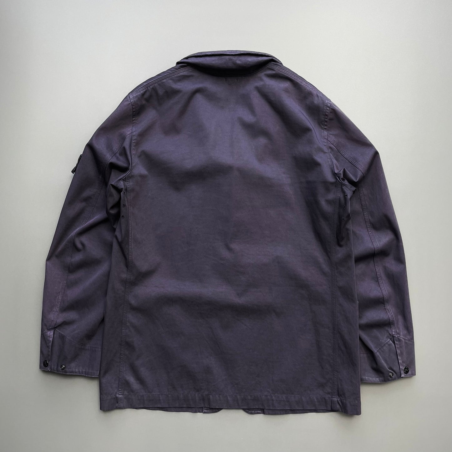Stone Island Navy SS05 Concealed Hood Chore Jacket