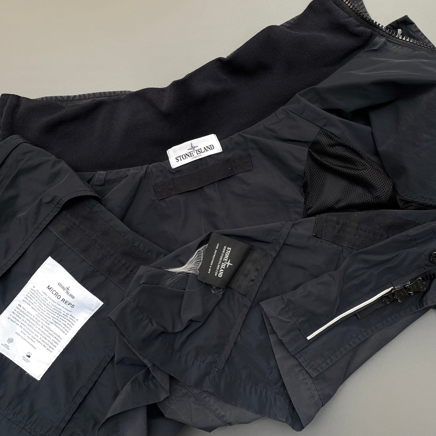 Stone Island Navy SS11 Micro Reps Field Jacket