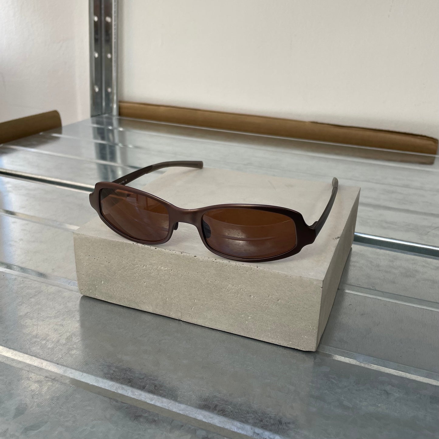 Prada Brown 00s Women's Micro Sunglasses