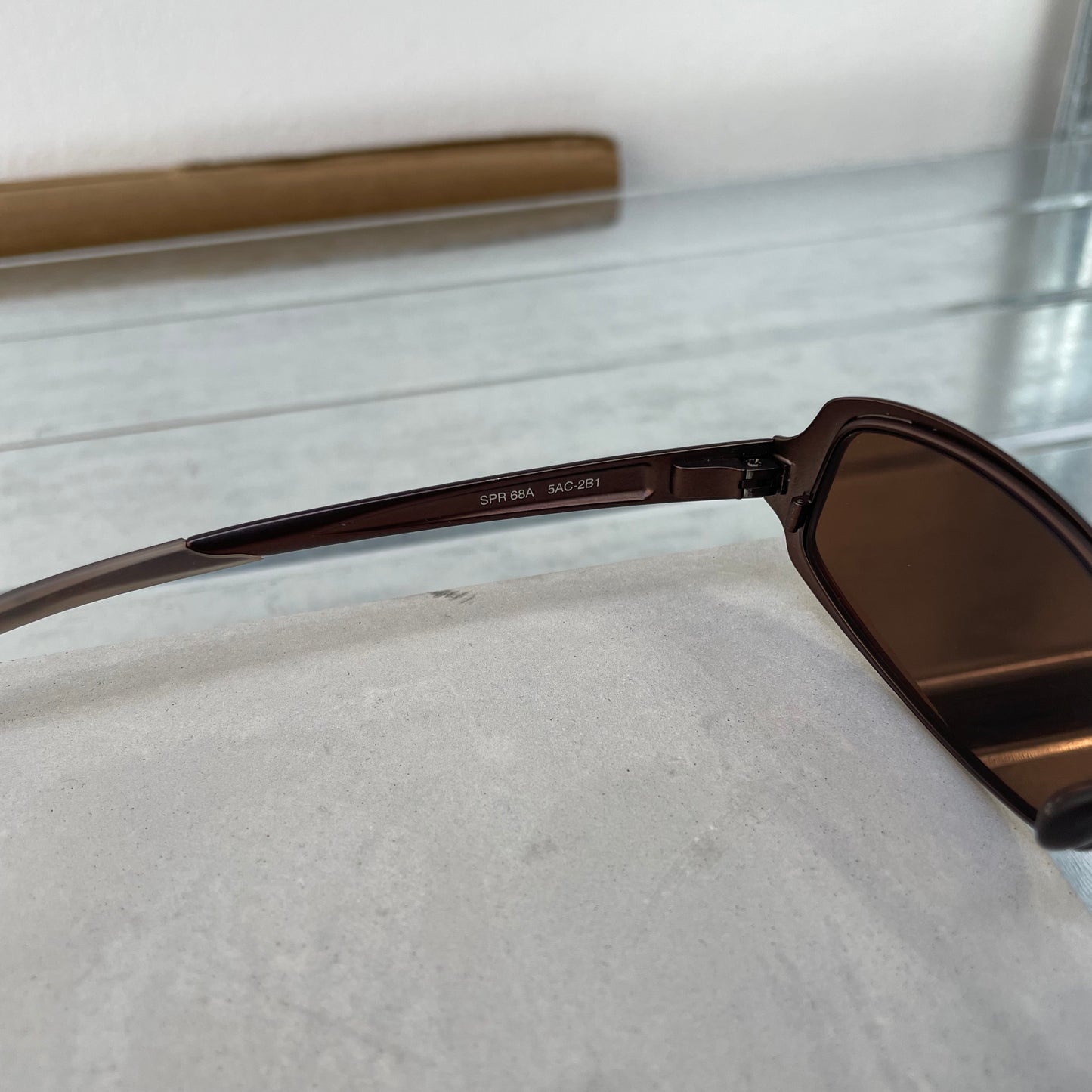 Prada Brown 00s Women's Micro Sunglasses