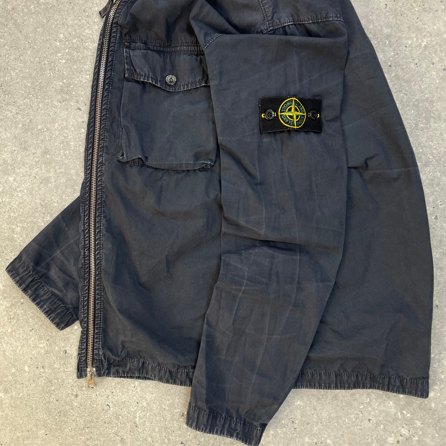 Stone Island Navy Overshirt Jacket