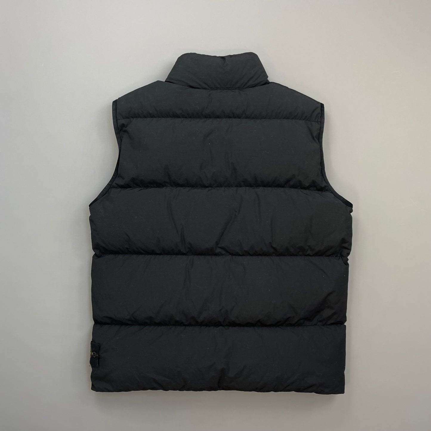 Stone Island Black AW21 Naslan Light Watro Down TC Puffer Gilet Vest