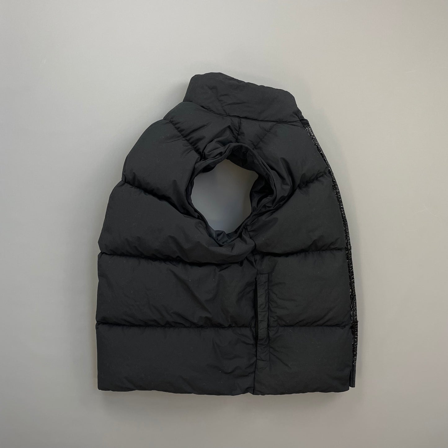 Stone Island Black AW21 Naslan Light Watro Down TC Puffer Gilet Vest