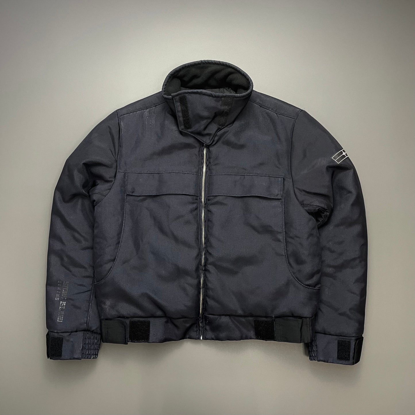 Stone Island Denims AW09 Canvas Nylon Funnel Neck Padded Jacket