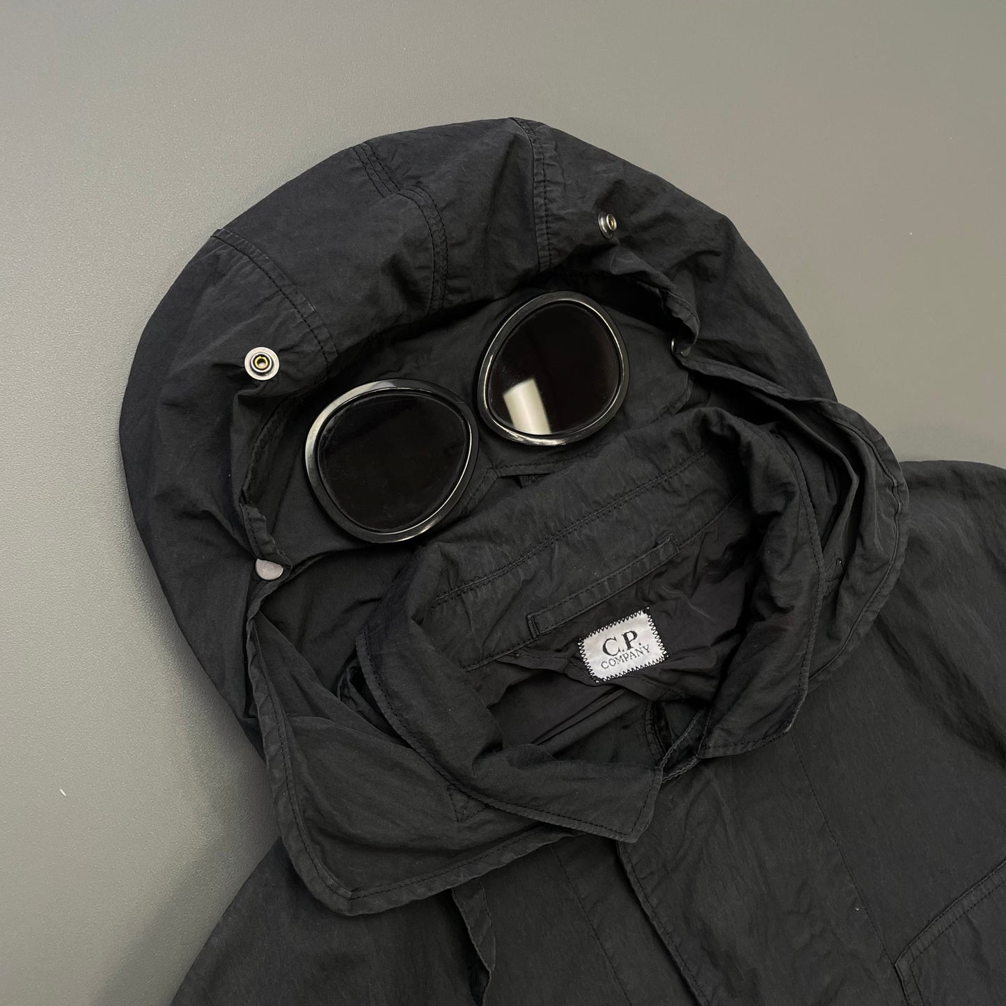 C.P. Company Dark Grey SS08 Detachable Goggle Hood Field Jacket