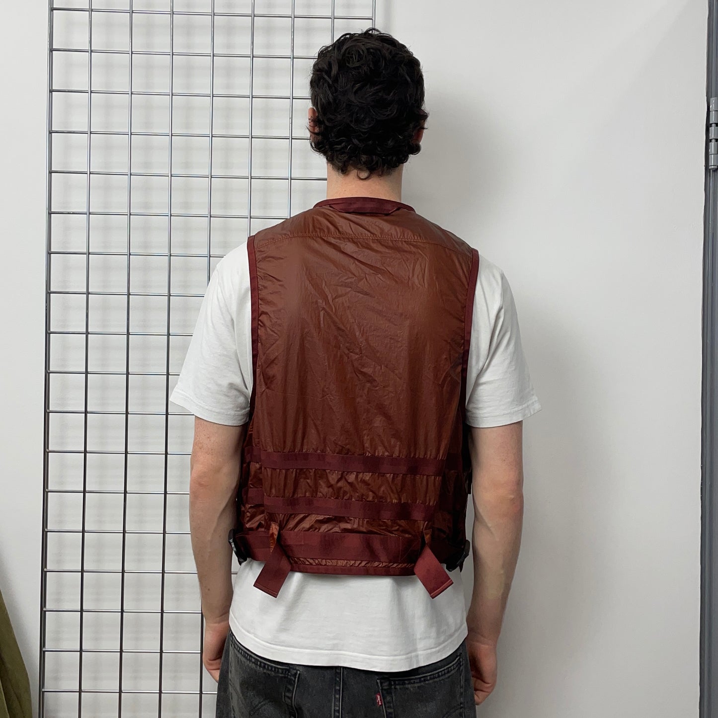 C.P. Company Orange CS II Garment Dyed Tactical Gilet Vest