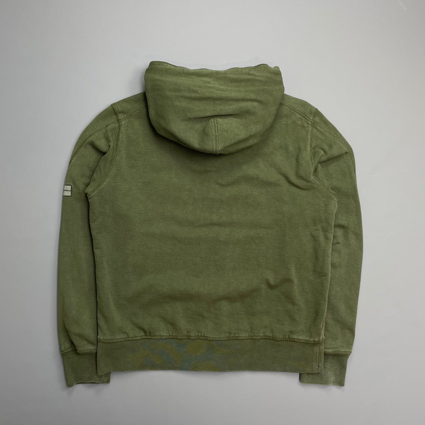 Stone Island Denims Khaki & Grey AW07 Reversible Zip-Through Hoodie