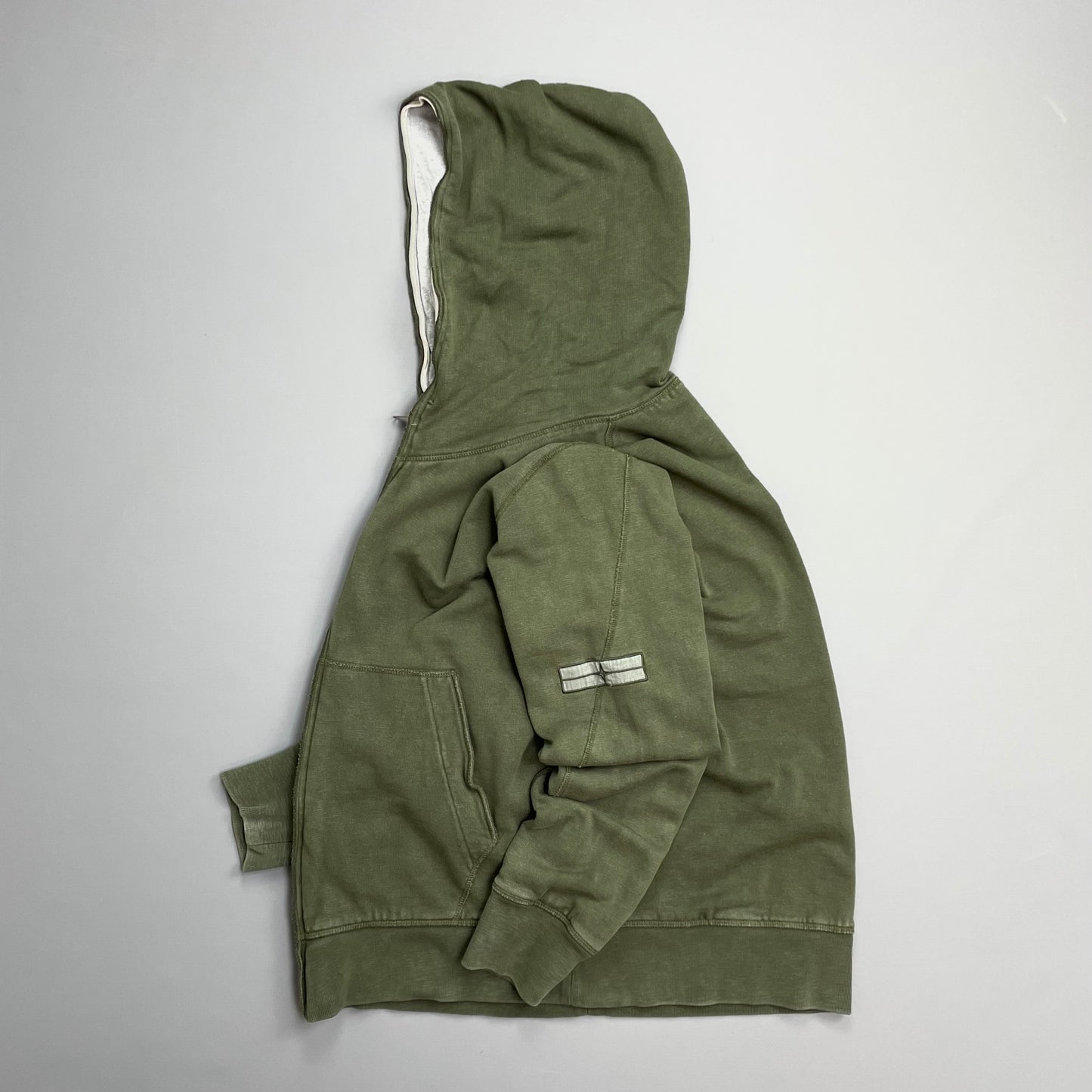 Stone Island Denims Khaki & Grey AW07 Reversible Zip-Through Hoodie