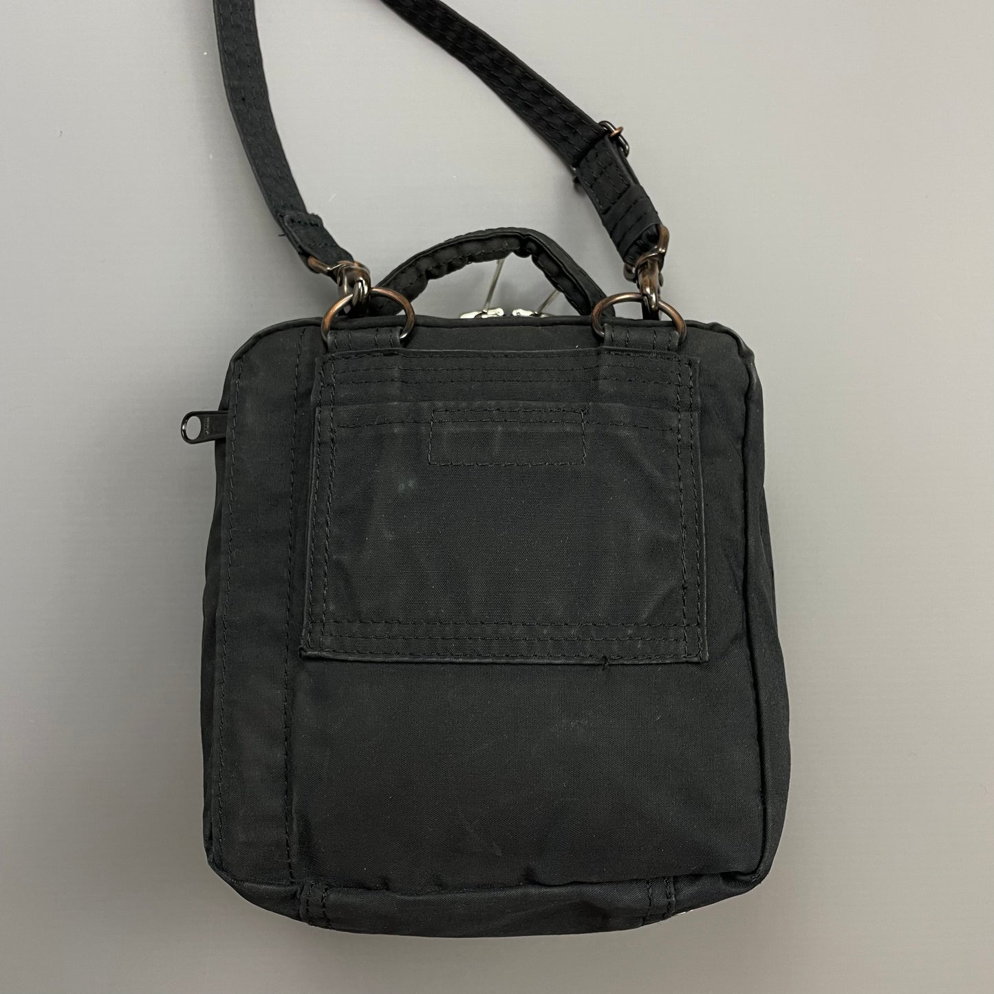 Porter Yoshida & Co. Black Canvas Crossbody Side Bag