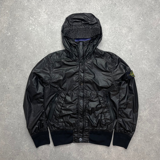 Stone Island Black Hooded Glass Jacket SS13