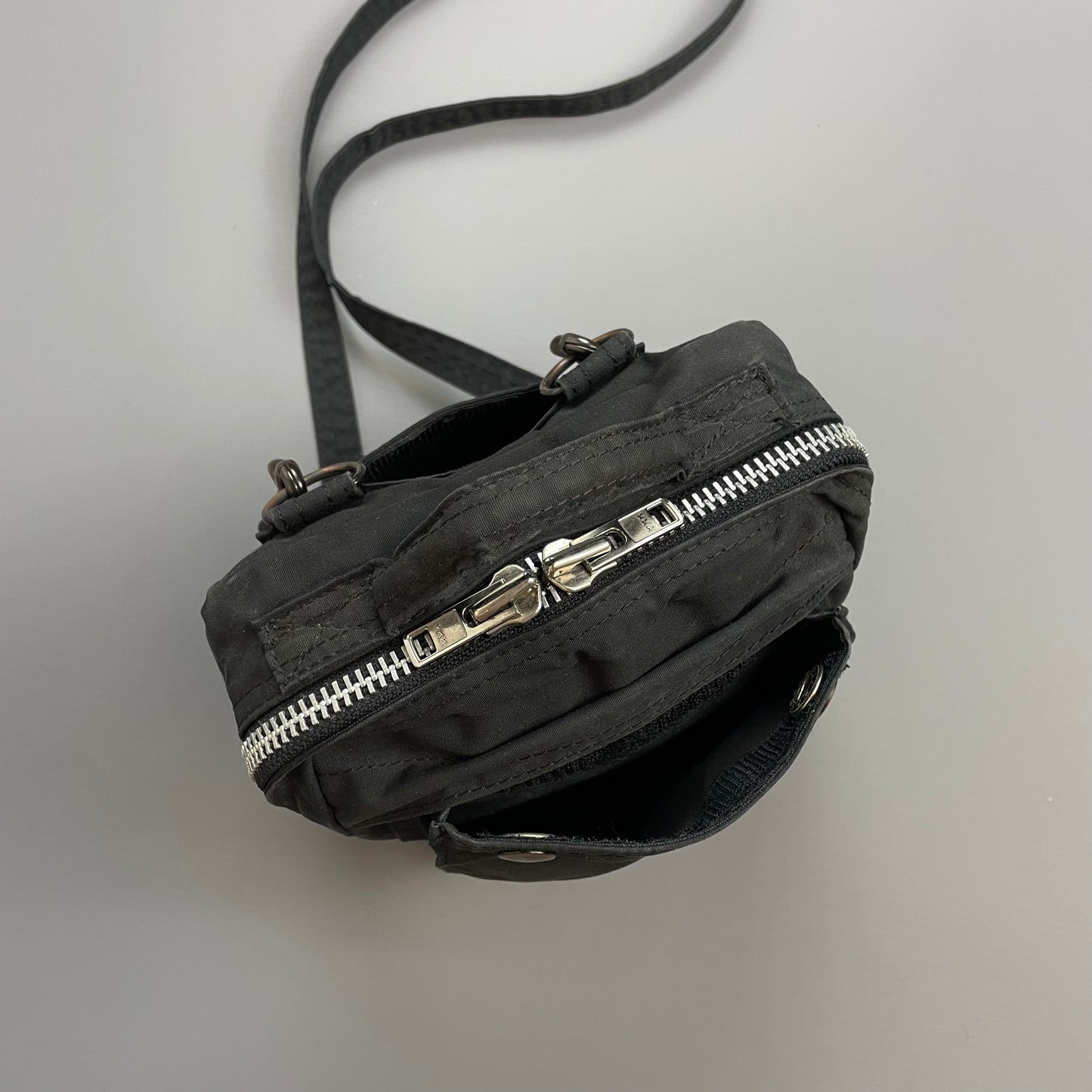 Porter Yoshida & Co. Black Canvas Crossbody Side Bag