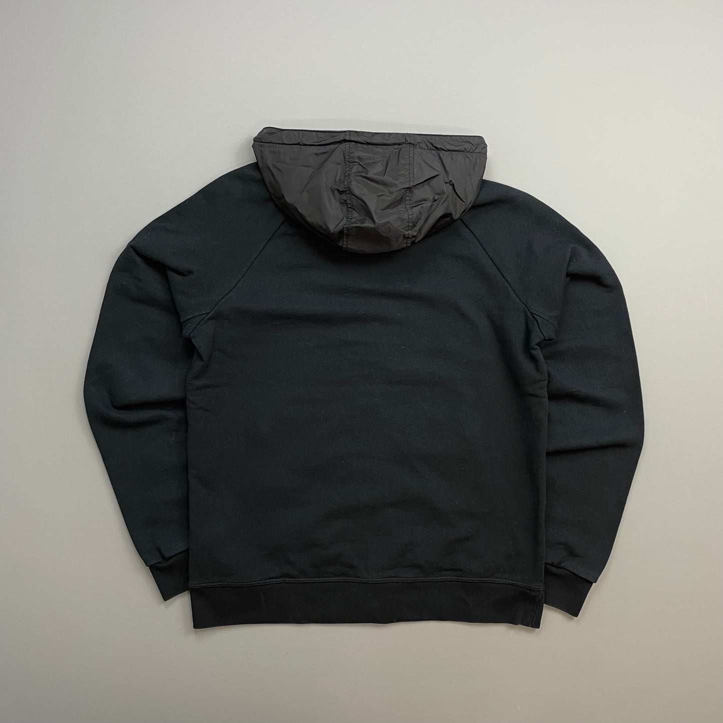 Prada Sport Black 2018 Nylon Hood Zip-Through Hoodie