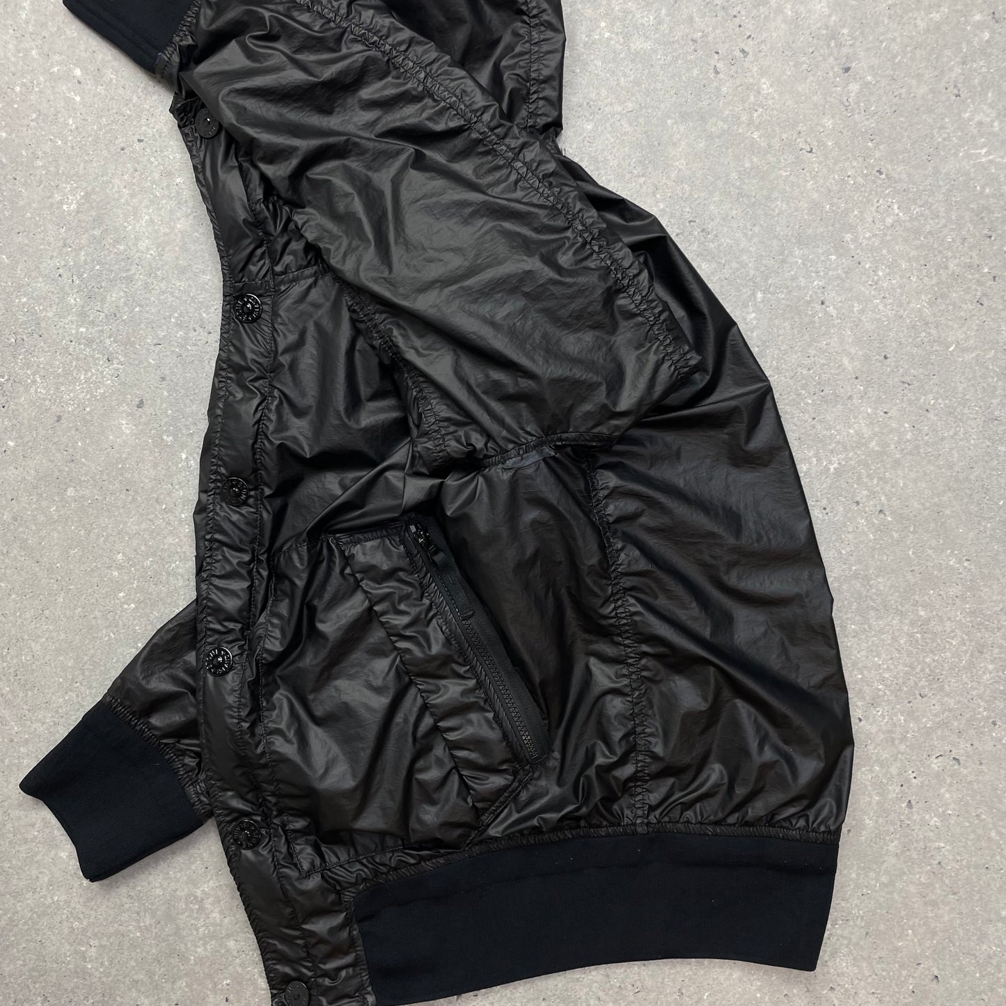 Stone Island Black Hooded Glass Jacket SS13