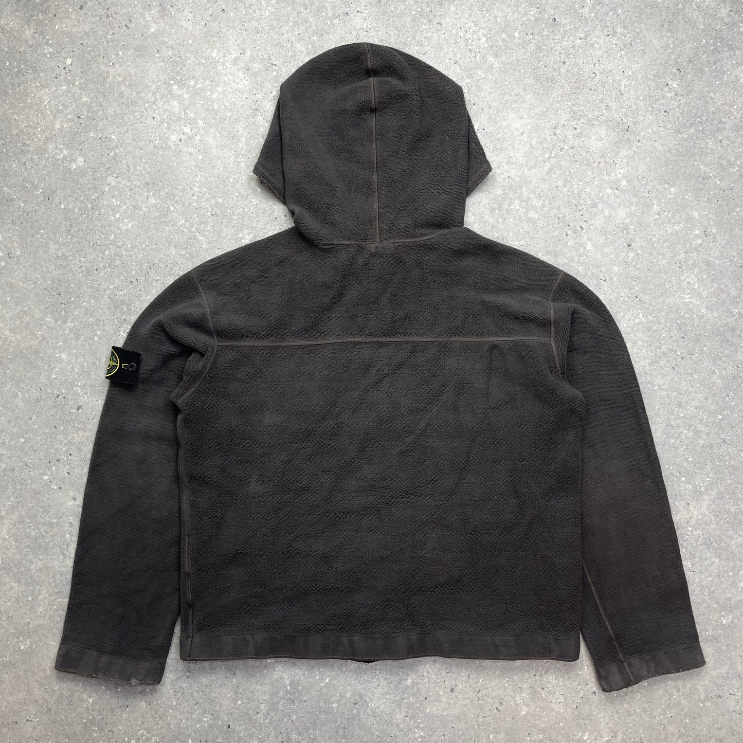 Stone Island Grey Fleece Hoodie AW03