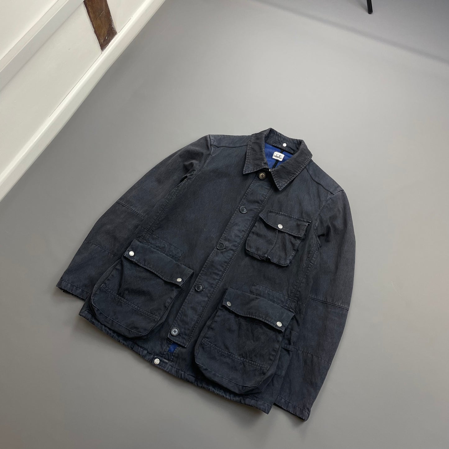 C.P. Company Navy/Grey SS09 Spalmatura Cotton Canada Italiana Field Jacket
