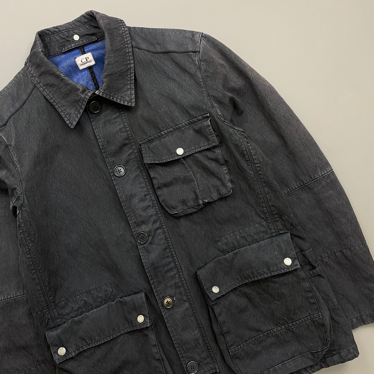 C.P. Company Navy/Grey SS09 Spalmatura Cotton Canada Italiana Field Jacket