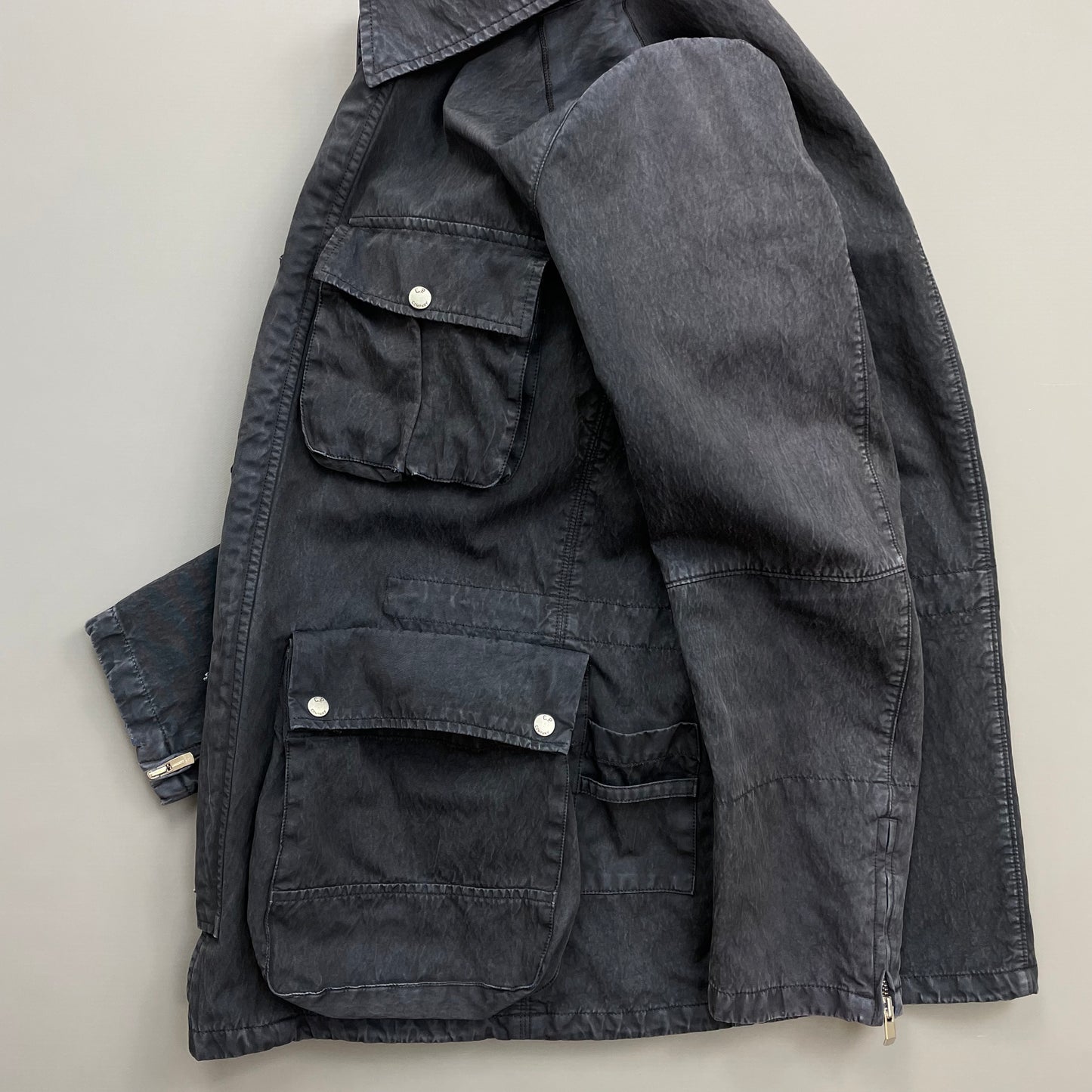 C.P. Company Navy/Grey SS09 Spalmatura Cotton Canada Italiana Field Jacket