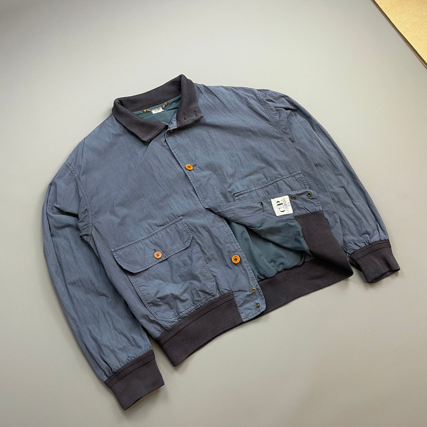 C.P. Company Dark Blue SS95 Lightweight Bomber Jacket