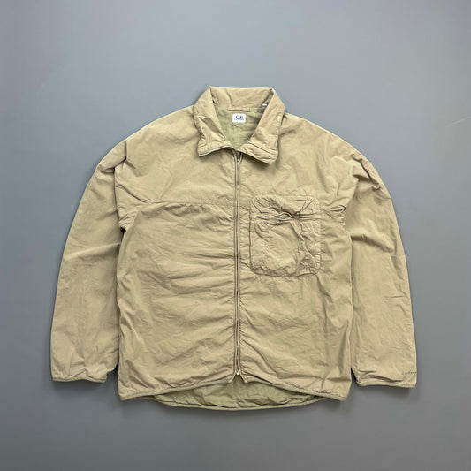 C.P. Company Beige AW04 Cotton & Nylon Lightweight Lined Harrington Jacket