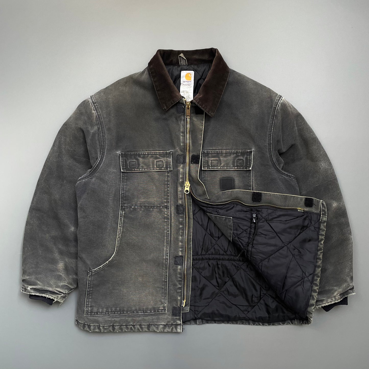 Carhartt Black 2011 Arctic Quilted Chore Jacket