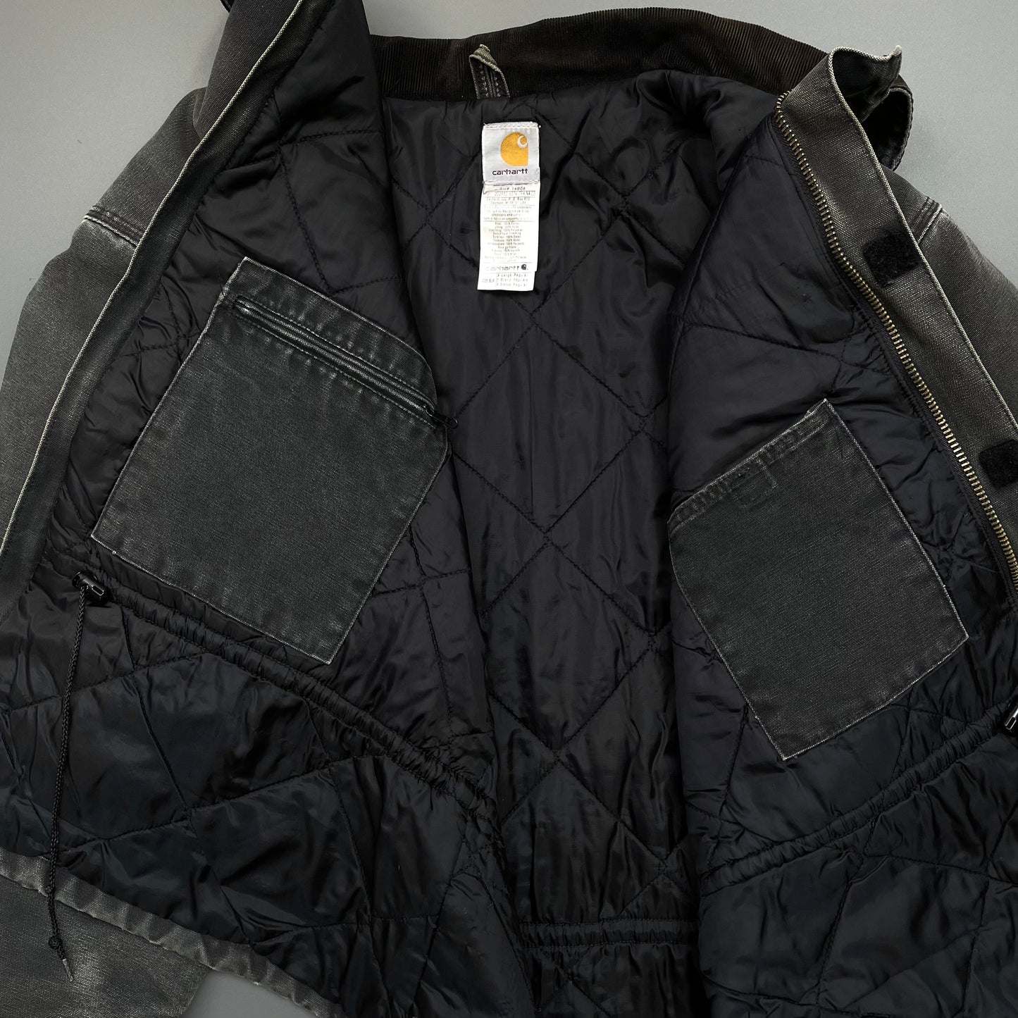 Carhartt Black 2011 Arctic Quilted Chore Jacket