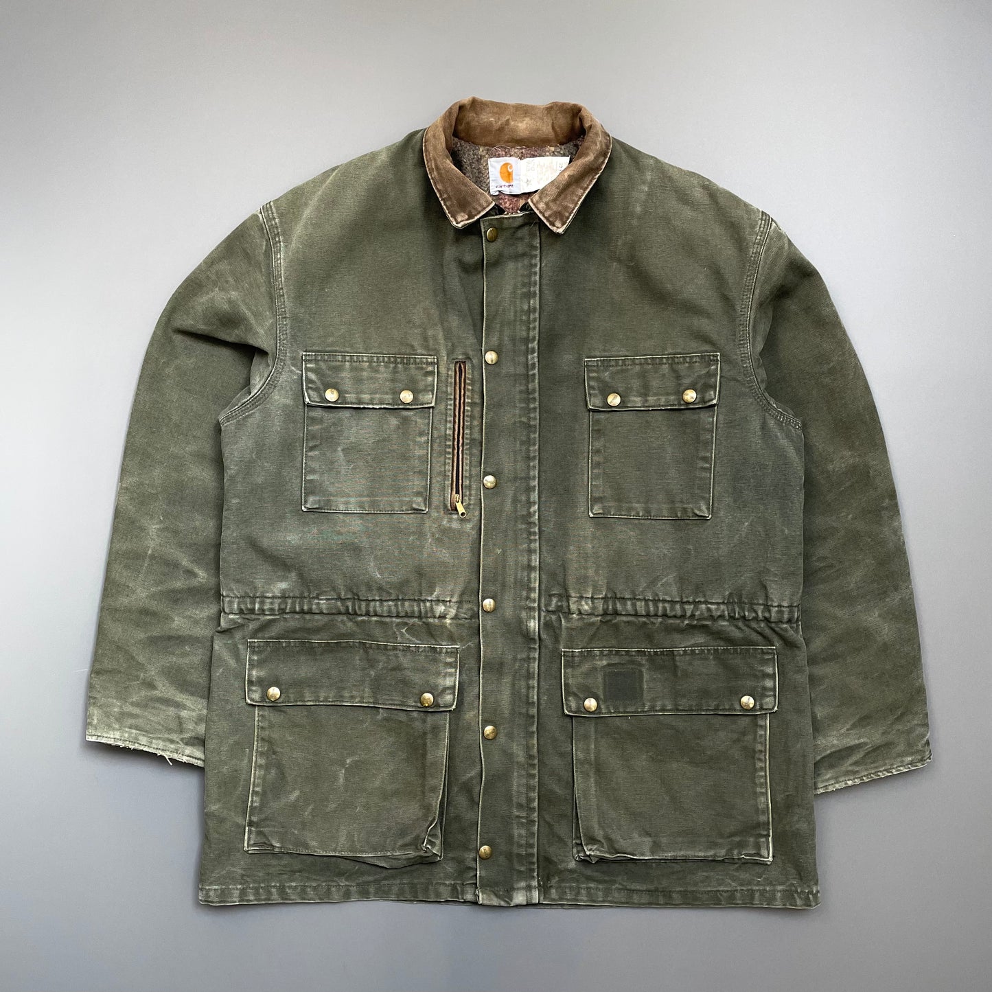 Carhartt Khaki 90s Lined Chore Jacket