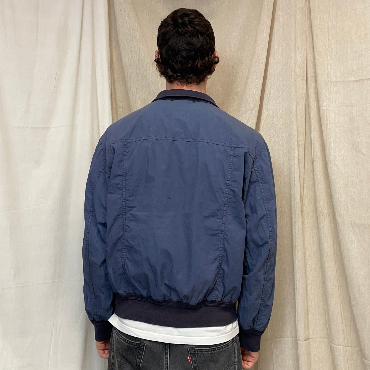 C.P. Company Dark Blue SS95 Lightweight Bomber Jacket