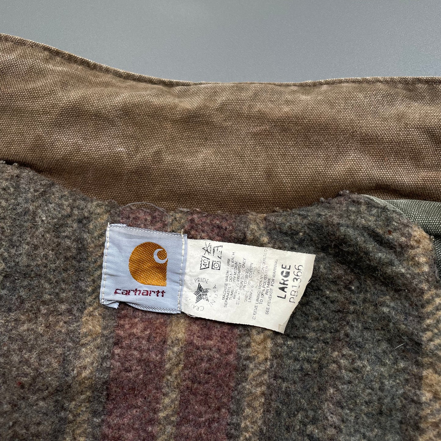 Carhartt Khaki 90s Lined Chore Jacket