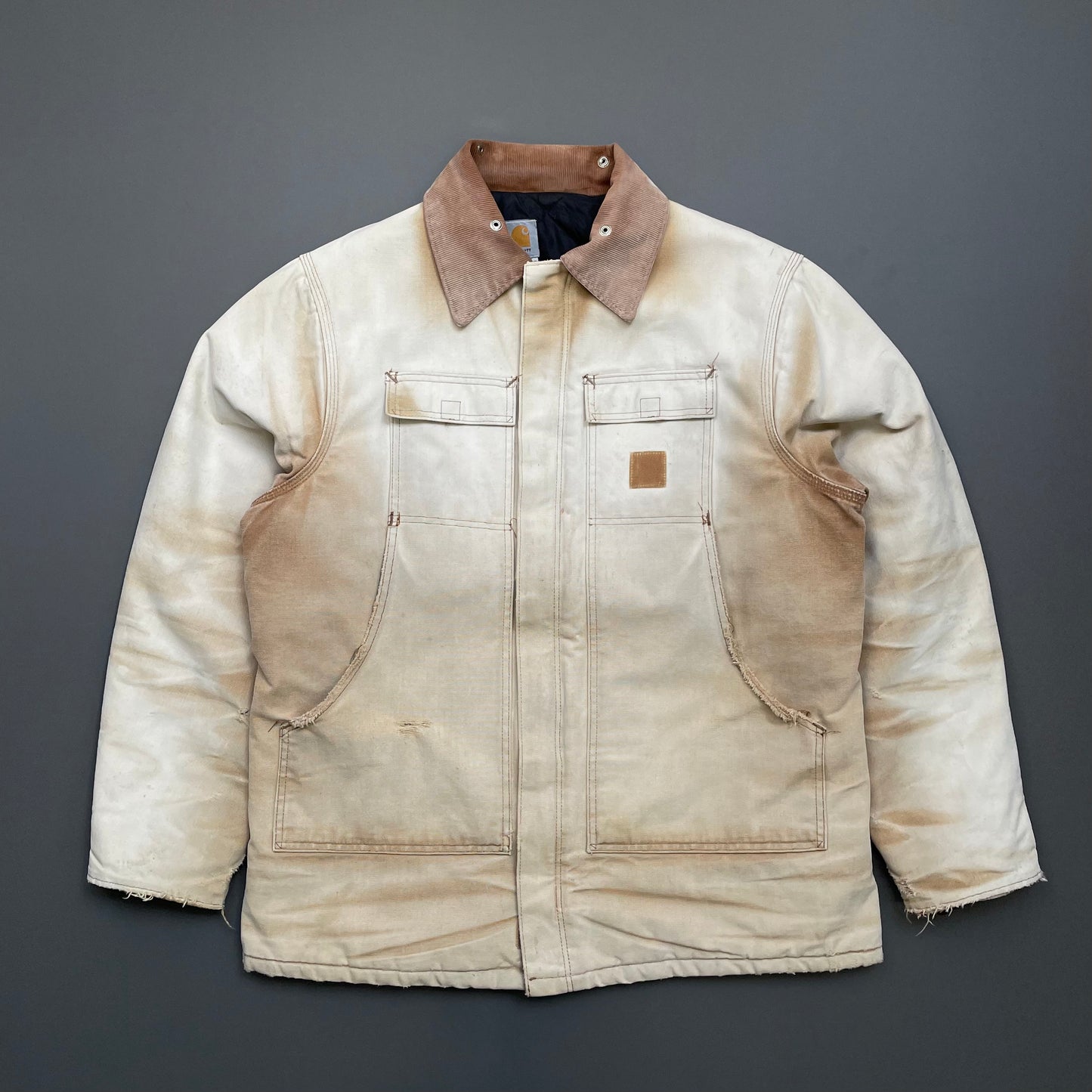 Carhartt Beige 00s Arctic Quilted Chore Jacket