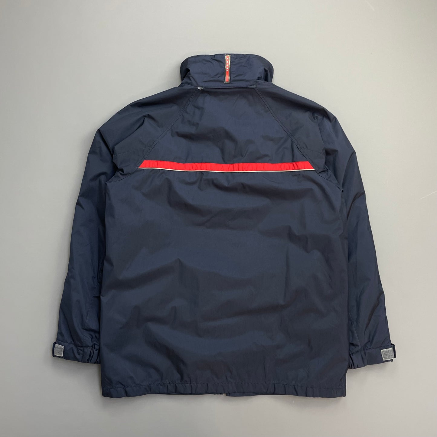 Prada Sport 2006 Navy Active Sport Nylon Padded Ski Jacket