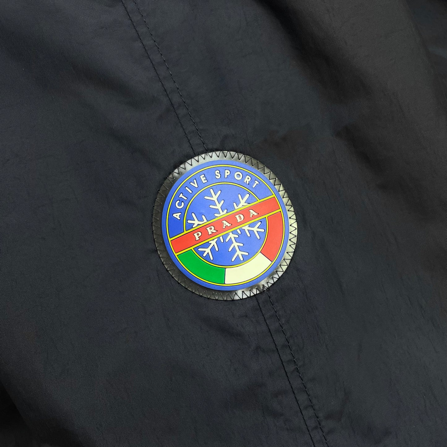 Prada Sport 2006 Navy Active Sport Nylon Padded Ski Jacket