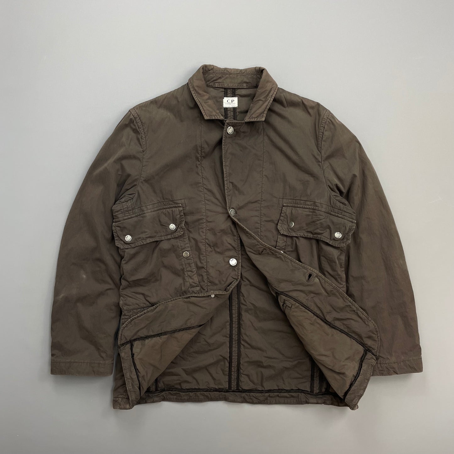 C.P. Company Brown AW07 Cotton Tailored Multi-Pocket Field Jacket