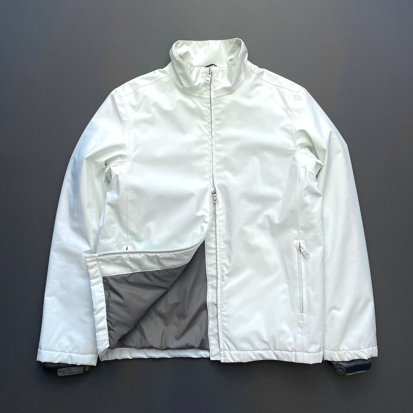 Prada Sport White 00s Women's Padded Goretex Ski Jacket